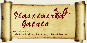 Vlastimirka Gatalo vizit kartica